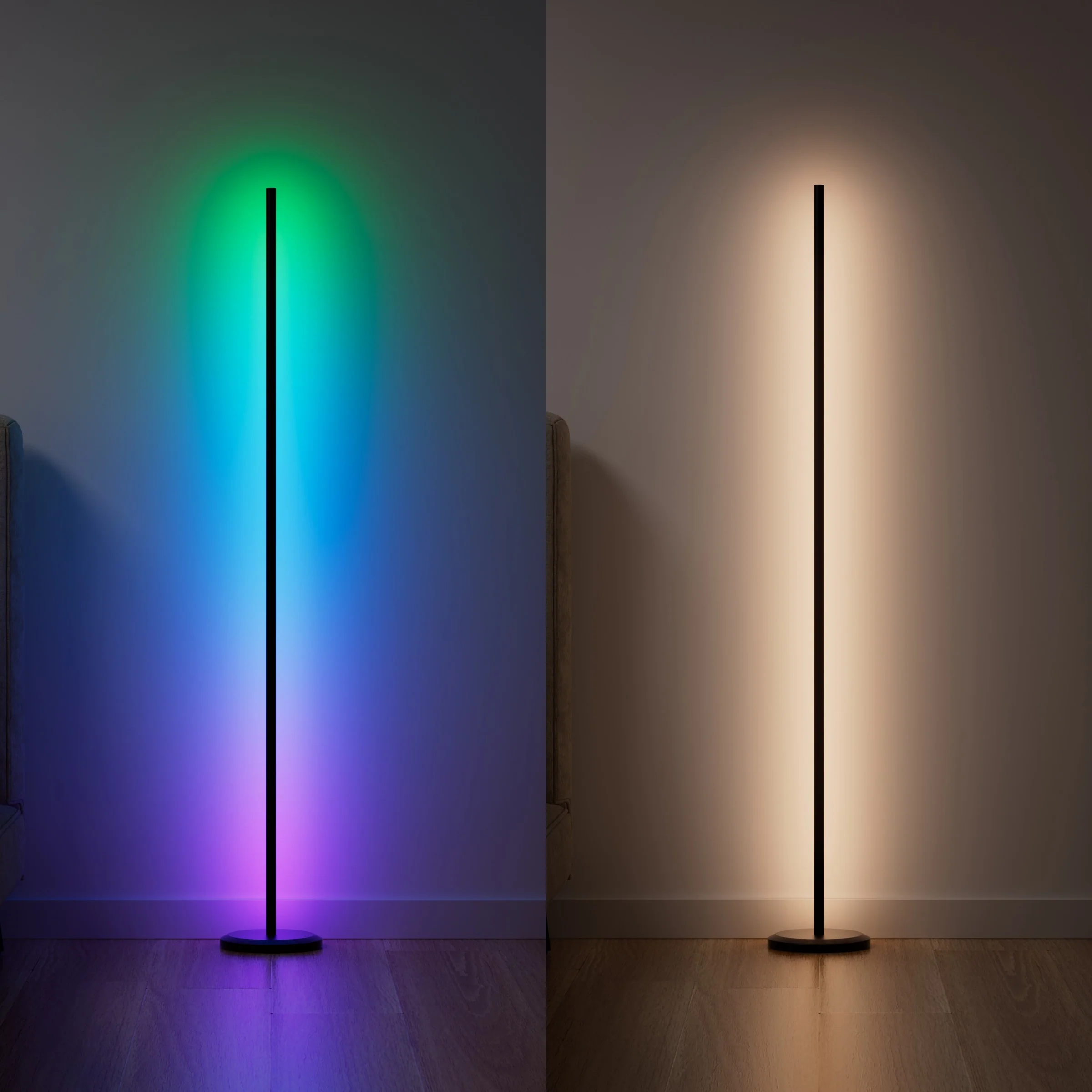 Matter Smart Multicolor Floor Lamp (2 Pack) - Image 4