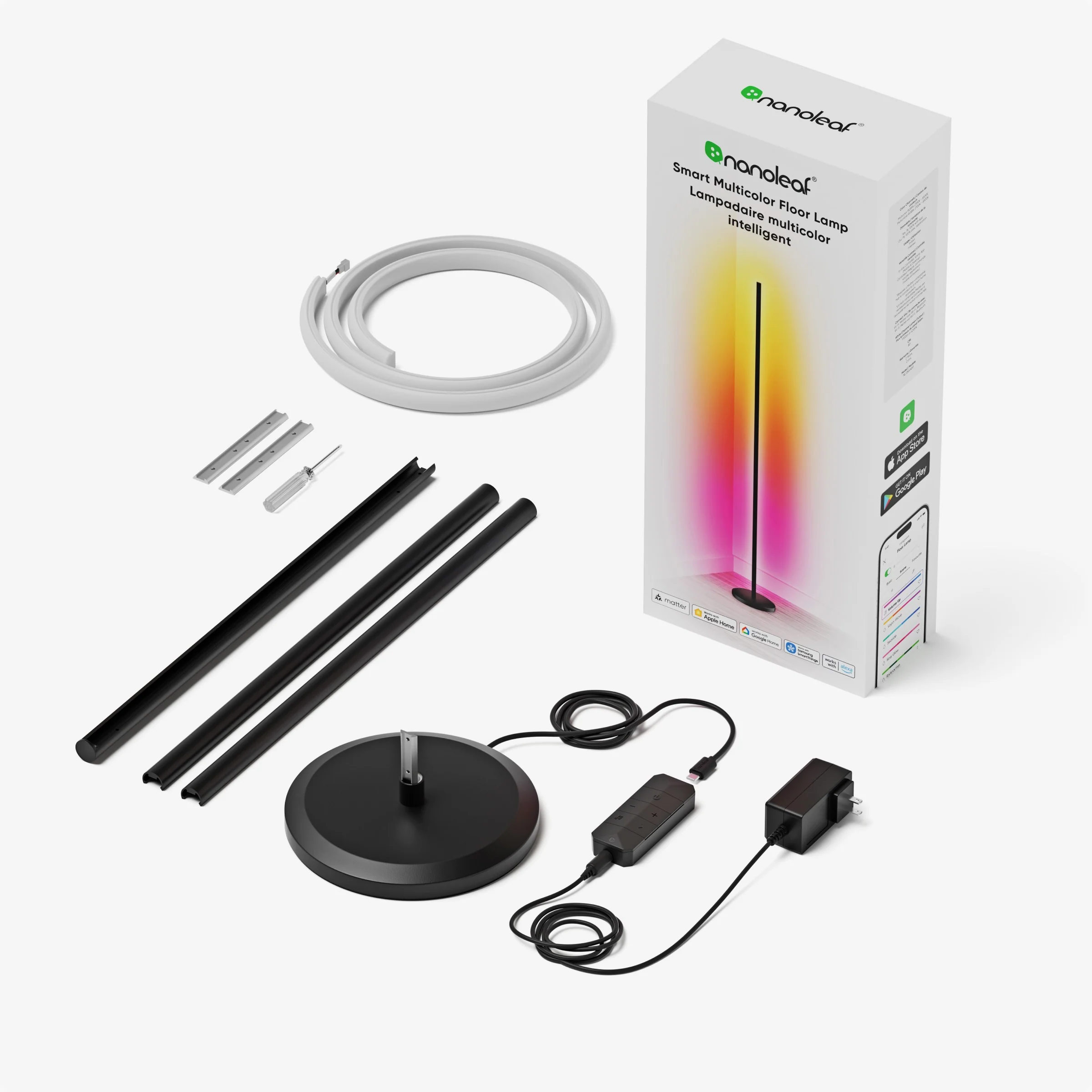 Matter Smart Multicolor Floor Lamp (2 Pack) - Image 5