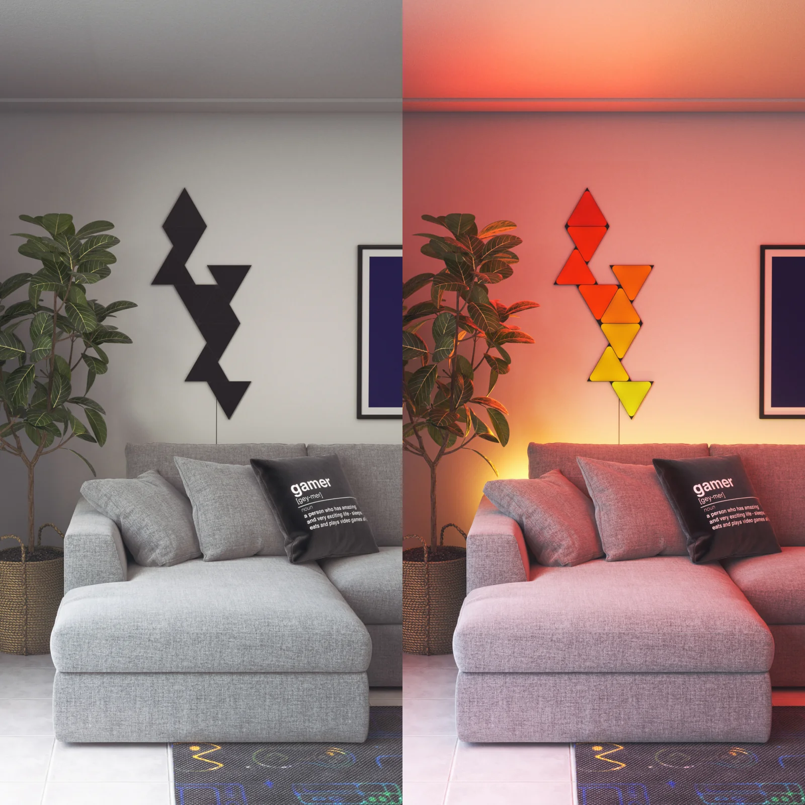Shapes Limited Edition Ultra Black Mini Triangles Expansion Pack (10 Panels) - Image 3